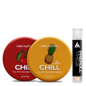 2 Delta-8 Gummies + THCa Pre-roll