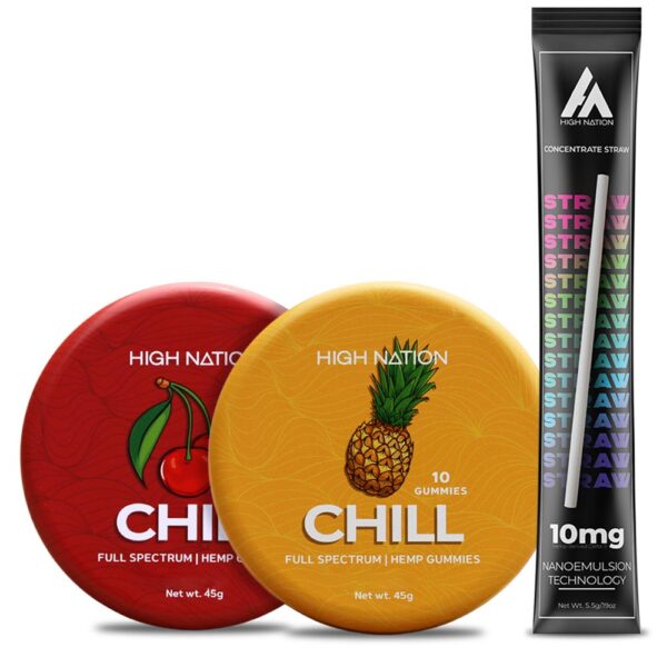 2 Delta-8 Gummies + THC Straw