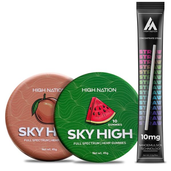 2 Delta-9 Gummies + THC Straw