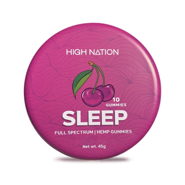 the high nation cherry sleep gummies