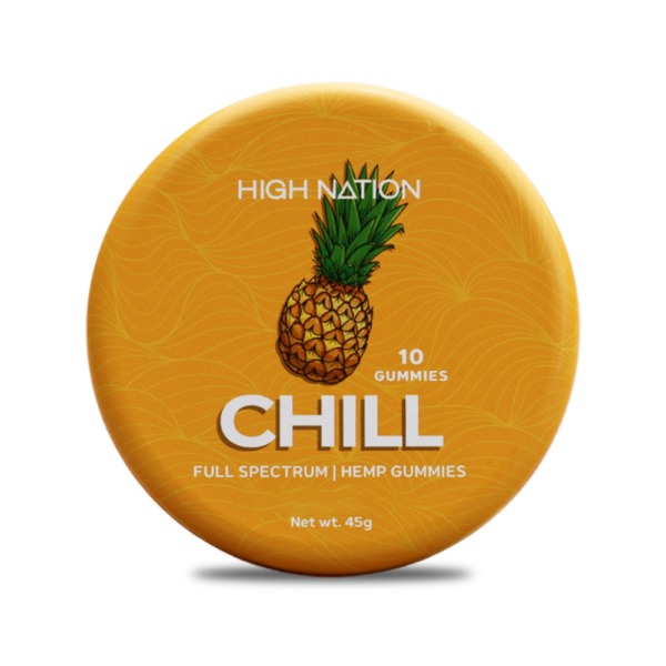 the high nation pineapple chill gummies
