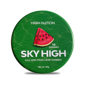the high nation watermelon sky high gummies